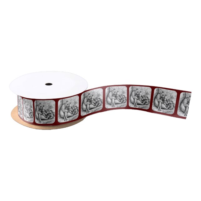 Bear Family Satin Ribbon (Spool)
