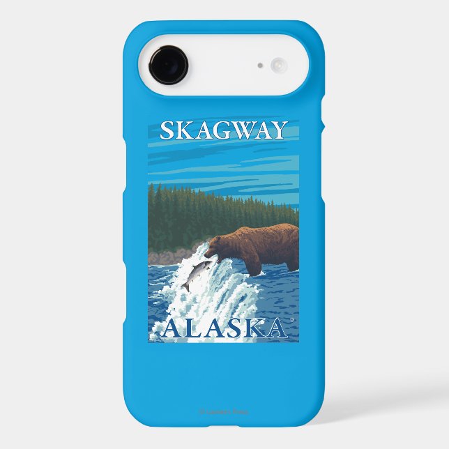 Bear Fishing in River - Skagway, Alaska Case-Mate iPhone Case (Back)