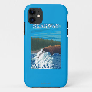 Bear Fishing in River - Skagway, Alaska iPhone 11 Case
