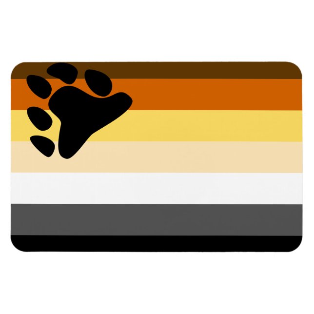BEAR FLAG ORIGINAL -.png Magnet (Horizontal)