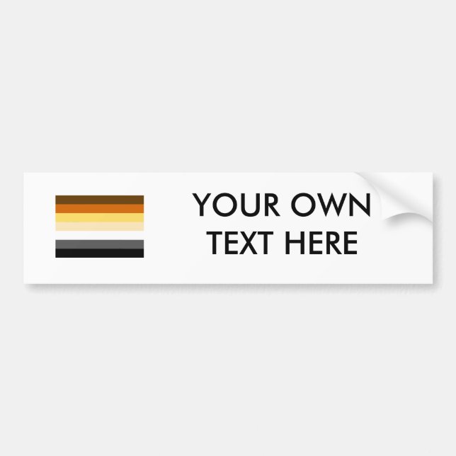 BEAR FLAG STRIPES -.png Bumper Sticker (Front)