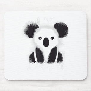 Bear Fluffy Koala Australia Save Earth Toy Cute Ki Mouse Pad