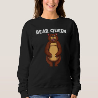 Bear For Women Mom Bears Grizzly Bear Animal Sweatshirt