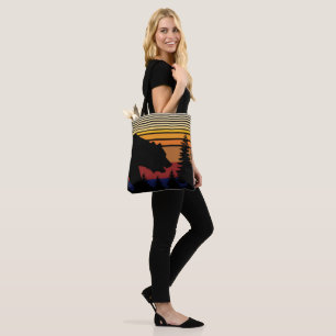 Bear Forest Vintage Tote Bag