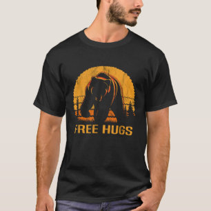 Bear Free Hugs Camping friend T-Shirt