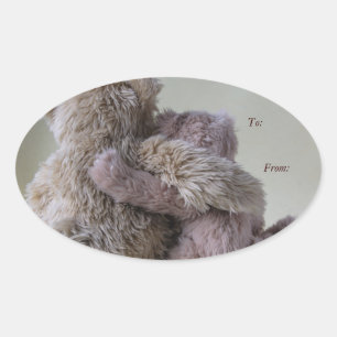 Bear friends gift tag