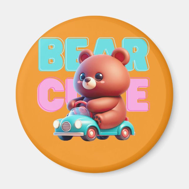 Bear Fun Magnet (Front)
