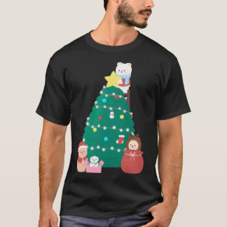 Bear Gang At Christmas T-Shirt