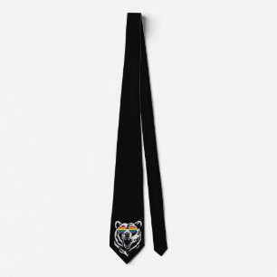 Bear Gay LGBTQ Rainbow Sunglasses Pride Flag Tie