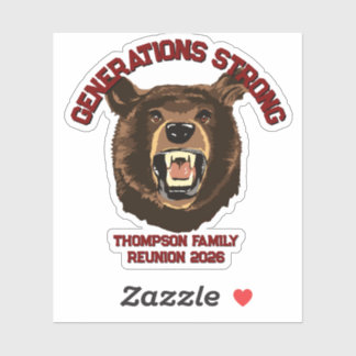 Bear “Generations Strong” Custom Family Reunion