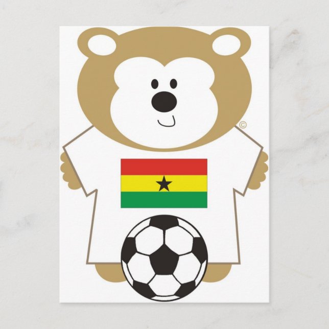 BEAR GHANA POSTCARD (Front)