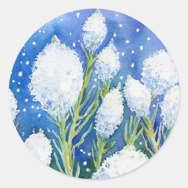 "Bear Grass" Round Stickers (Front)