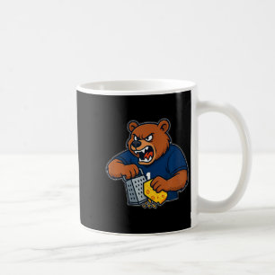 Bear Grating Cheese Funny  Coffee Mug