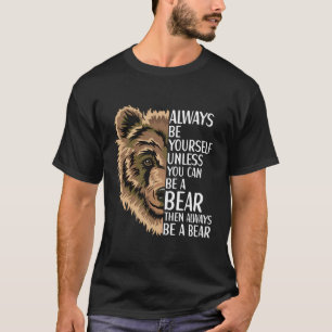 Bear Grizzly Wildlife Animal For T-Shirt