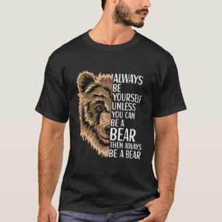 Bear Grizzly Wildlife Animal For T-Shirt