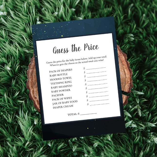 Bear Guess The Price Baby Shower Game Invitation (Creator Uploaded)