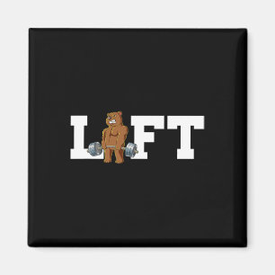 Bear Gym Weight Training Lift Deadlift Magnet