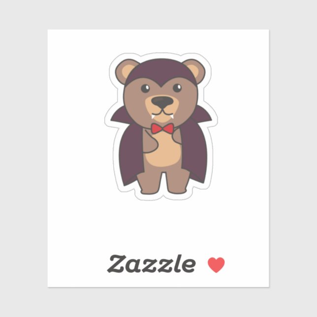 Bear Halloween Cute Devil Kids Vampire Costume (Sheet)