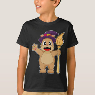Bear Halloween Witch T-Shirt