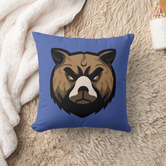 Bear Head Cushion (Blanket)