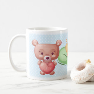 Bear Heart Collection - Blue Coffee Mug