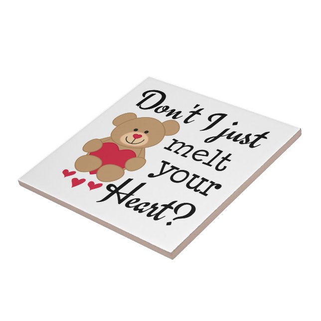Bear Heart Melt Tile (Side)