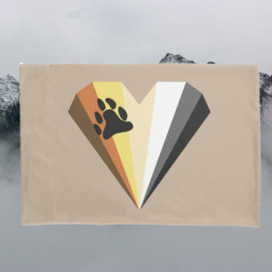 Bear Heart Pride Pillowcases