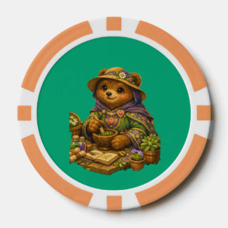 Bear herbalist  poker chips