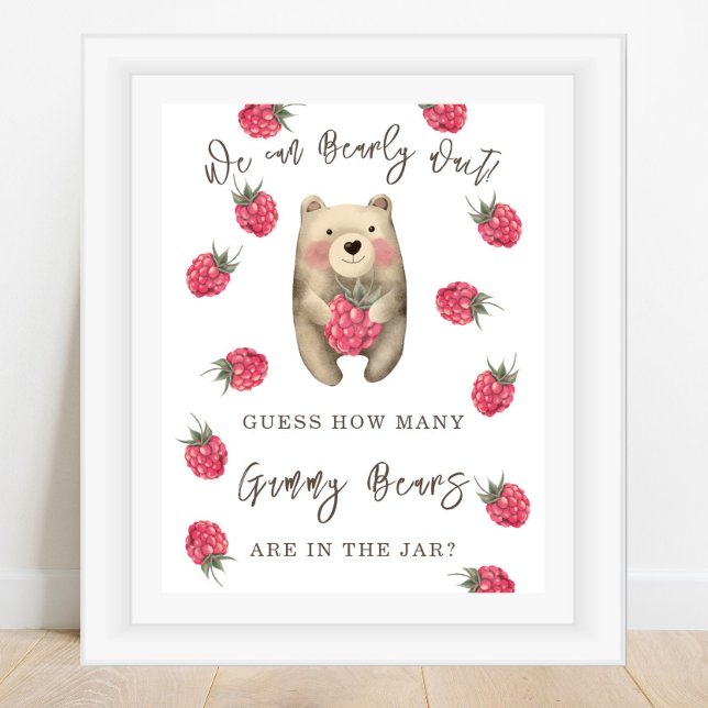 BEAR - How many gummy bears are in the jar Poster (Creator Uploaded)