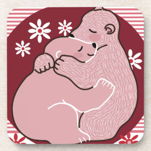 Bear hug coaster
