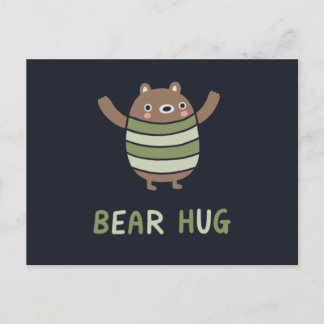 Bear Hug Postcard