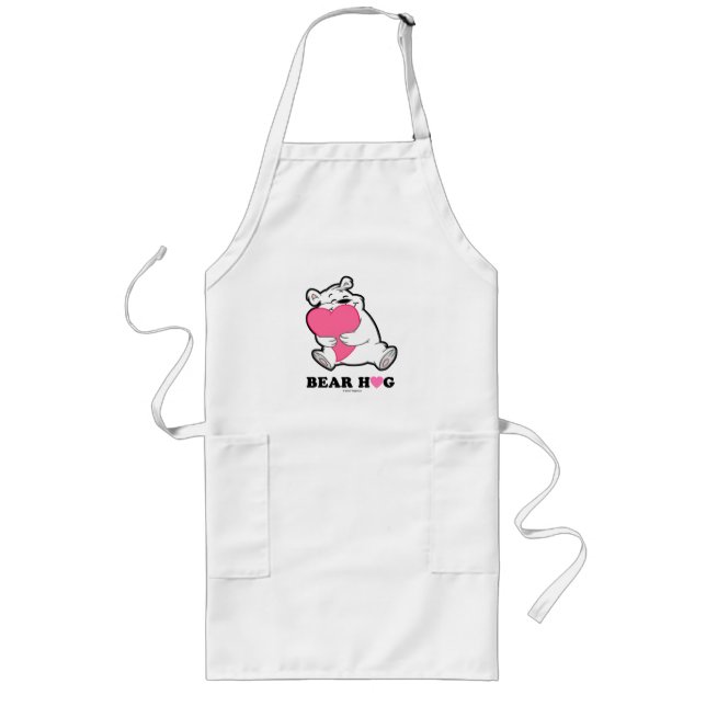 Bear Hug White Aprons (Front)