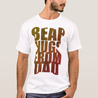 "Bear Hugs from Dad" Teddy Bear Shaped Typography