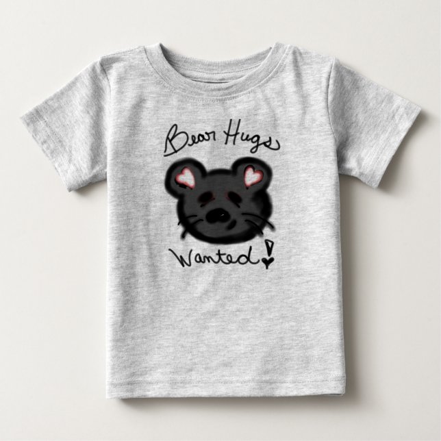 Bear Hugs Wanted T-Shirt (Front)