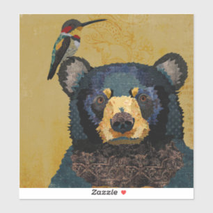 BEAR & HUMMINGBIRD