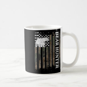 Bear Hunter American Flag Bear Hunting Lover 1 Coffee Mug