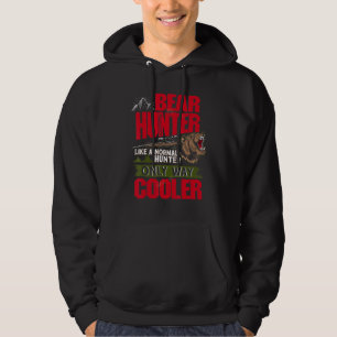 Bear Hunter Hunting Definition Animal Wildlife Hoodie