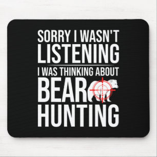 Bear Hunter Hunting In Alaska Mouse Pad