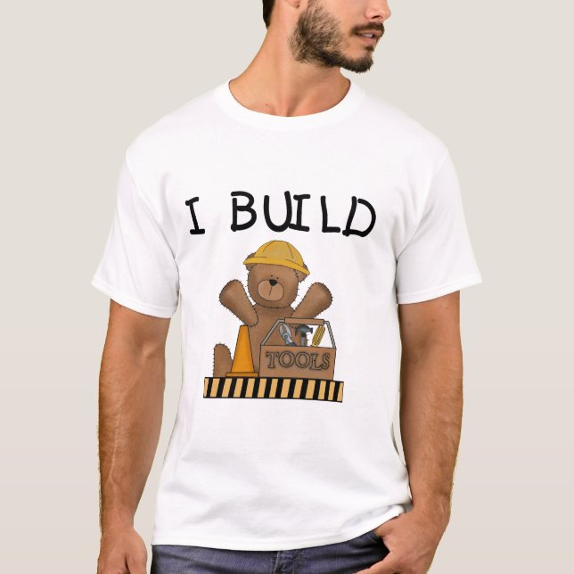 Bear I Build Tshirts and Gifts (Front)