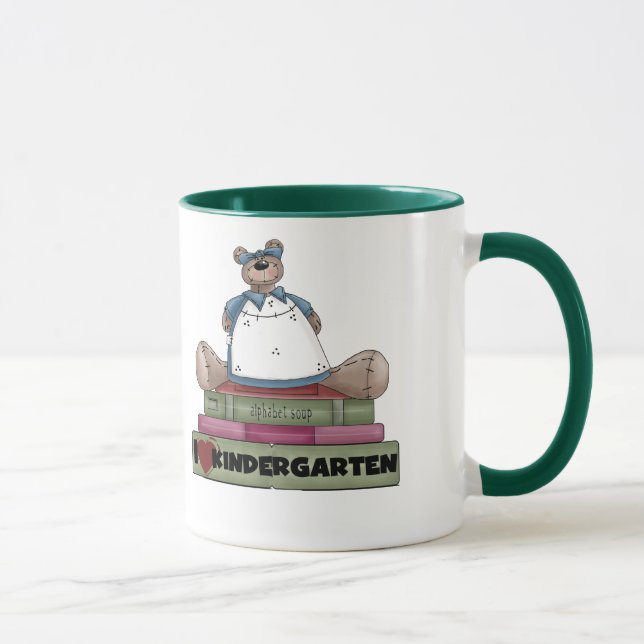Bear I Love Kindergarten Mug (Right)