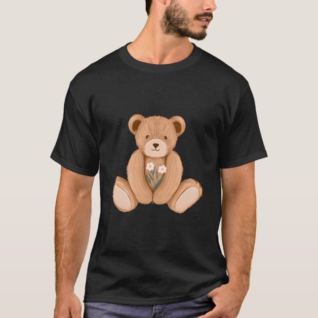 Bear Illustration T-Shirt (Front)