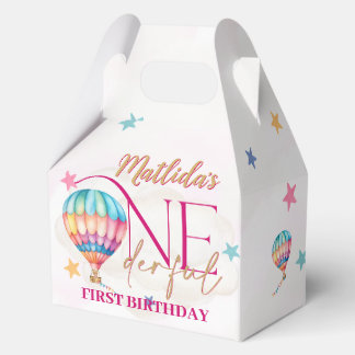 Bear in a Balloon ONEderful 1st Birthday Party Box