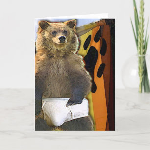 Bear In Briefs, Literally Card