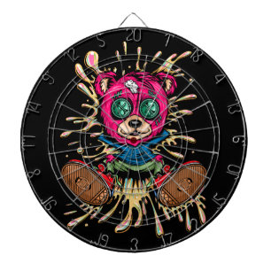 Bear In Honey Dartboard