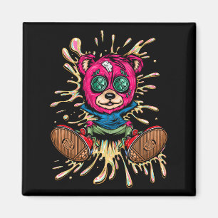 Bear In Honey Magnet