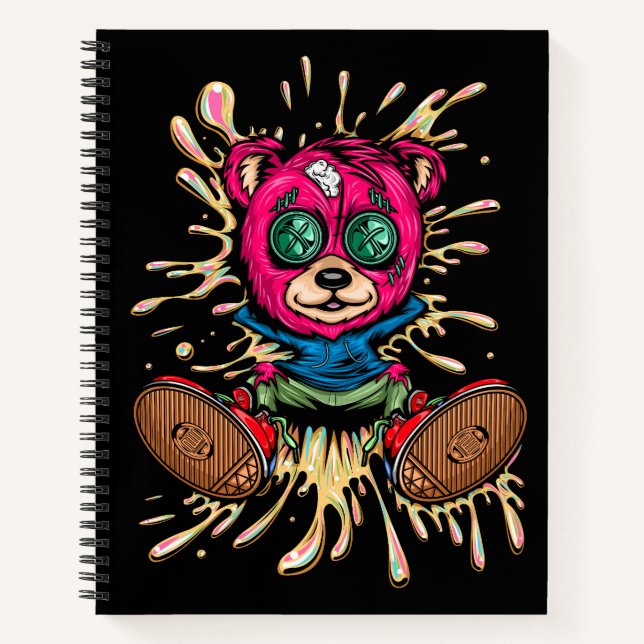 Bear In Honey Notebook (Front)