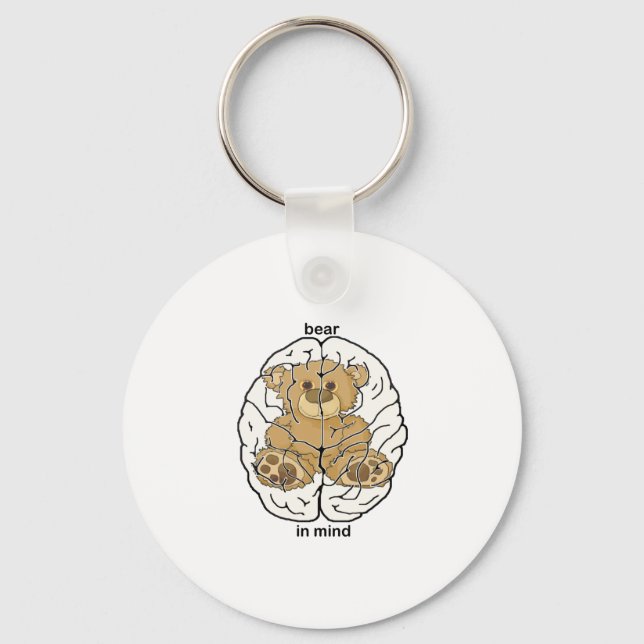 Bear in Mind Key Ring (Front)