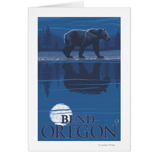 Bear in Moonlight - Bend, Oregon (Front)