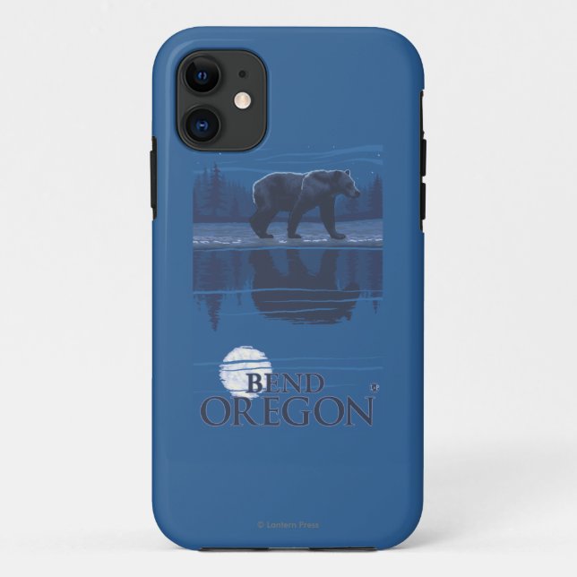 Bear in Moonlight - Bend, Oregon Case-Mate iPhone Case (Back)