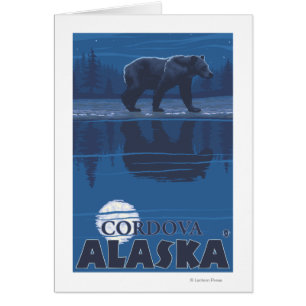 Bear in Moonlight - Cordova, Alaska